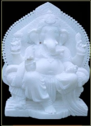 Marble Ganesh Statue 4 feet